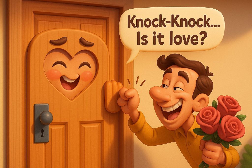 knock-knock Punsplosion | Knock-Knock! Whoâs There? Flirty Jokes Thatâll Open the Door to Your Heart