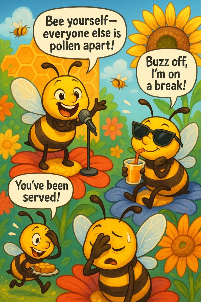 Punsplosion|170+ Bee Puns That’ll Sting You With Laughter 🐝