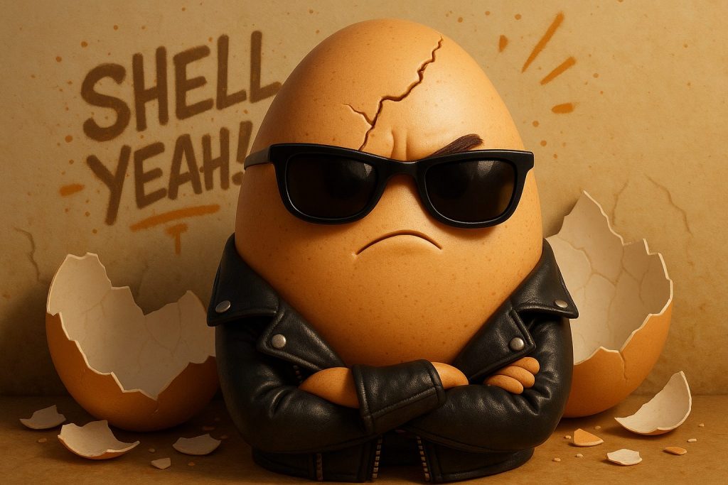 Crackin’ Up: Egg Puns, Yolks & One-Liner Jokes That Shell You to Tears Crackin’ Up: Egg Puns, Yolks & One-Liner Jokes That Shell You to Tears |