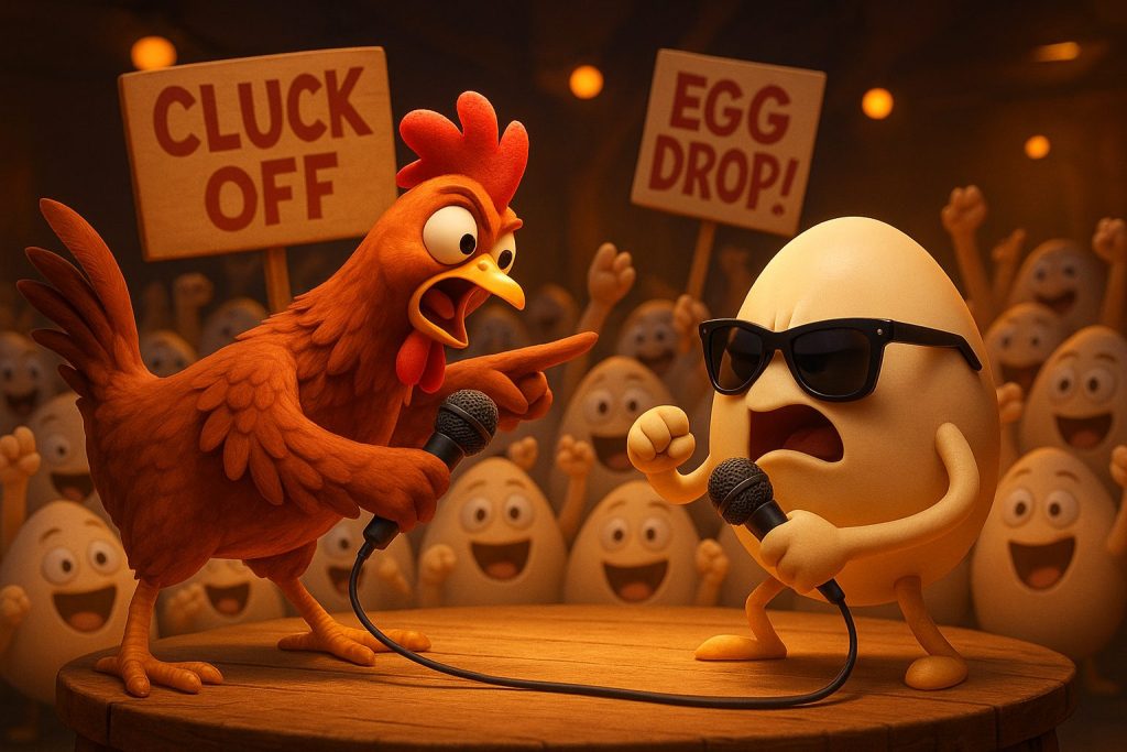 Crackin’ Up: Egg Puns, Yolks & One-Liner Jokes That Shell You to Tears Crackin’ Up: Egg Puns, Yolks & One-Liner Jokes That Shell You to Tears |