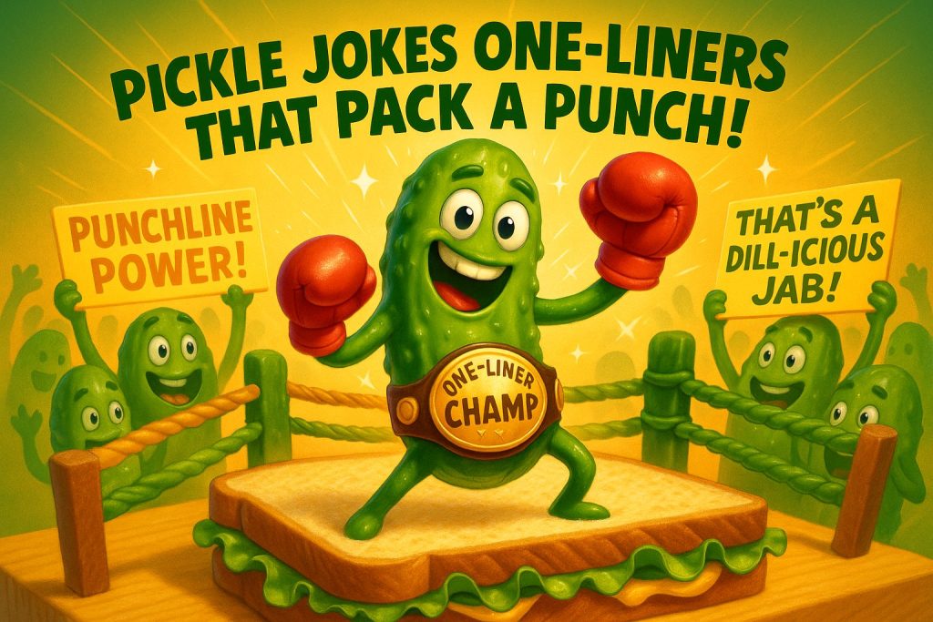 pickle-puns-and-jokes-4 Pickle Puns and Jokes That Are Kind of a Big Dill